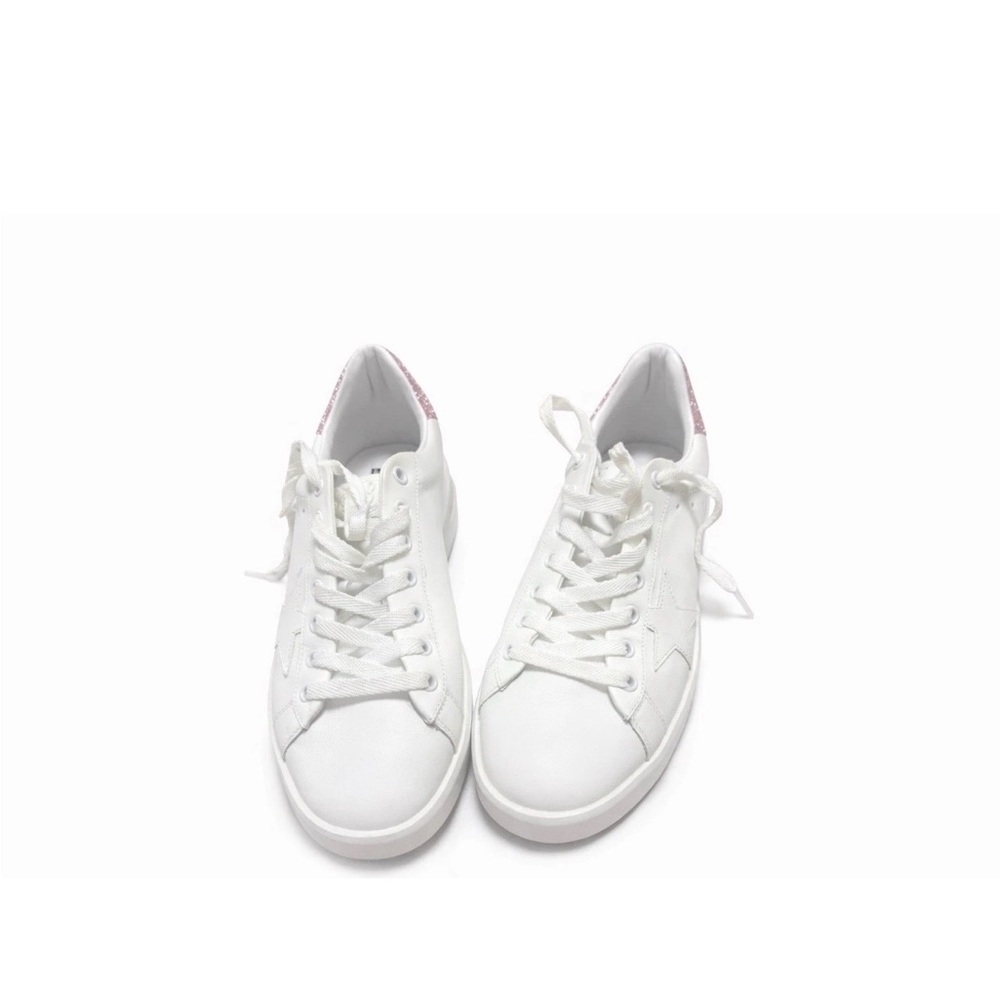 Women's Golden Goose sneakers in white and pink glitter. - Picture 4 of 11